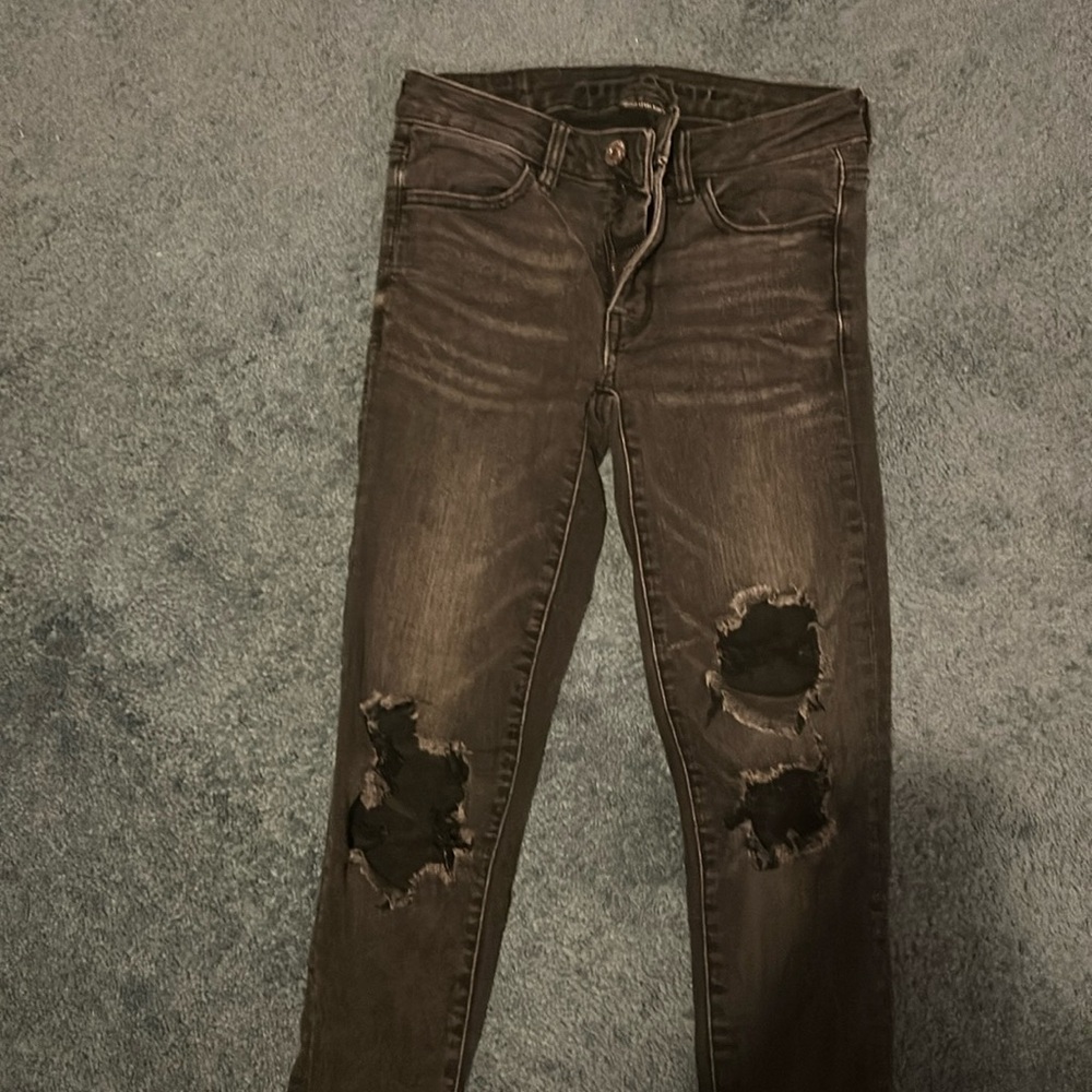 Black American eagle jeans. Size 2 regular
